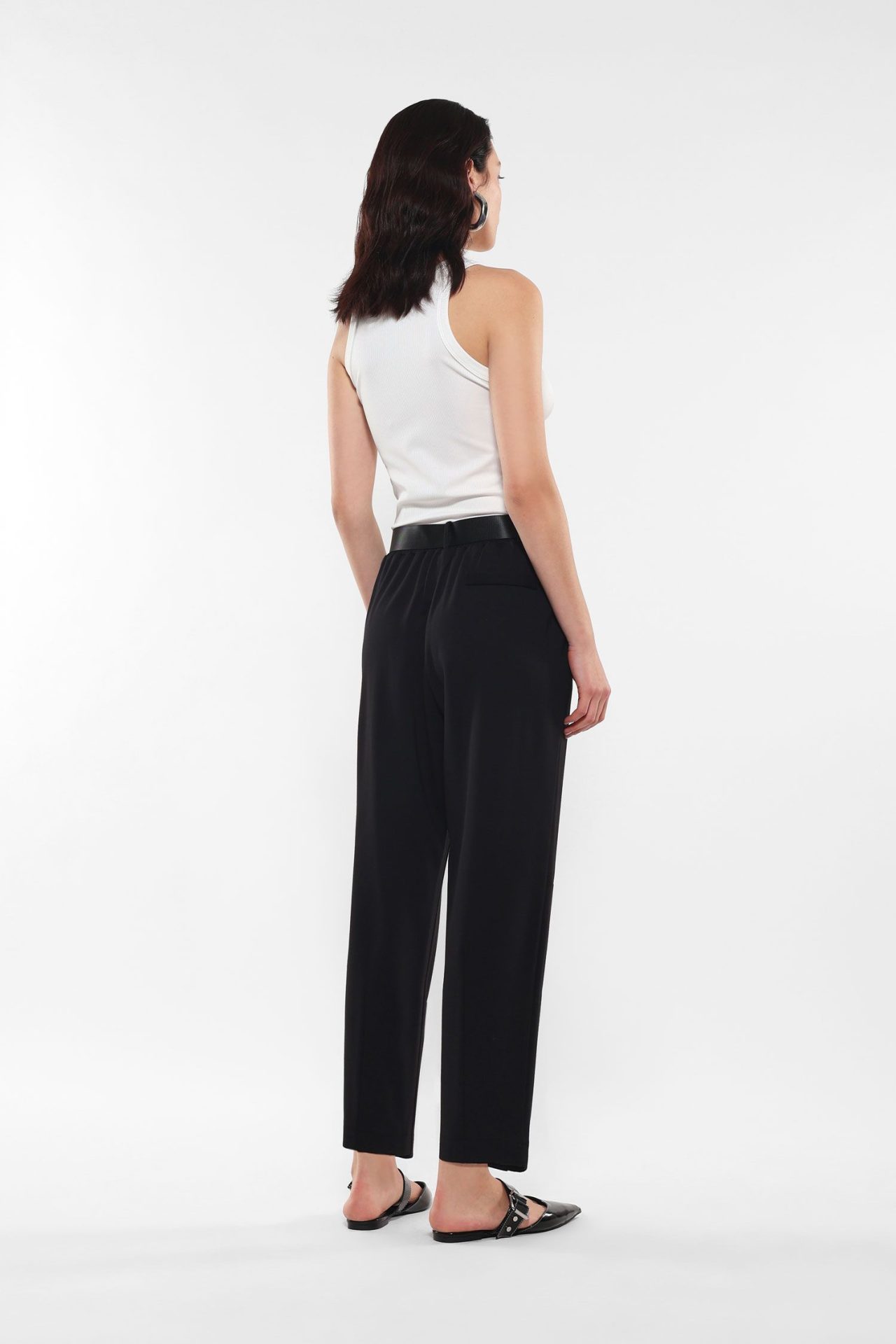 Pantalon drept cu curea Imperial - imagine 3