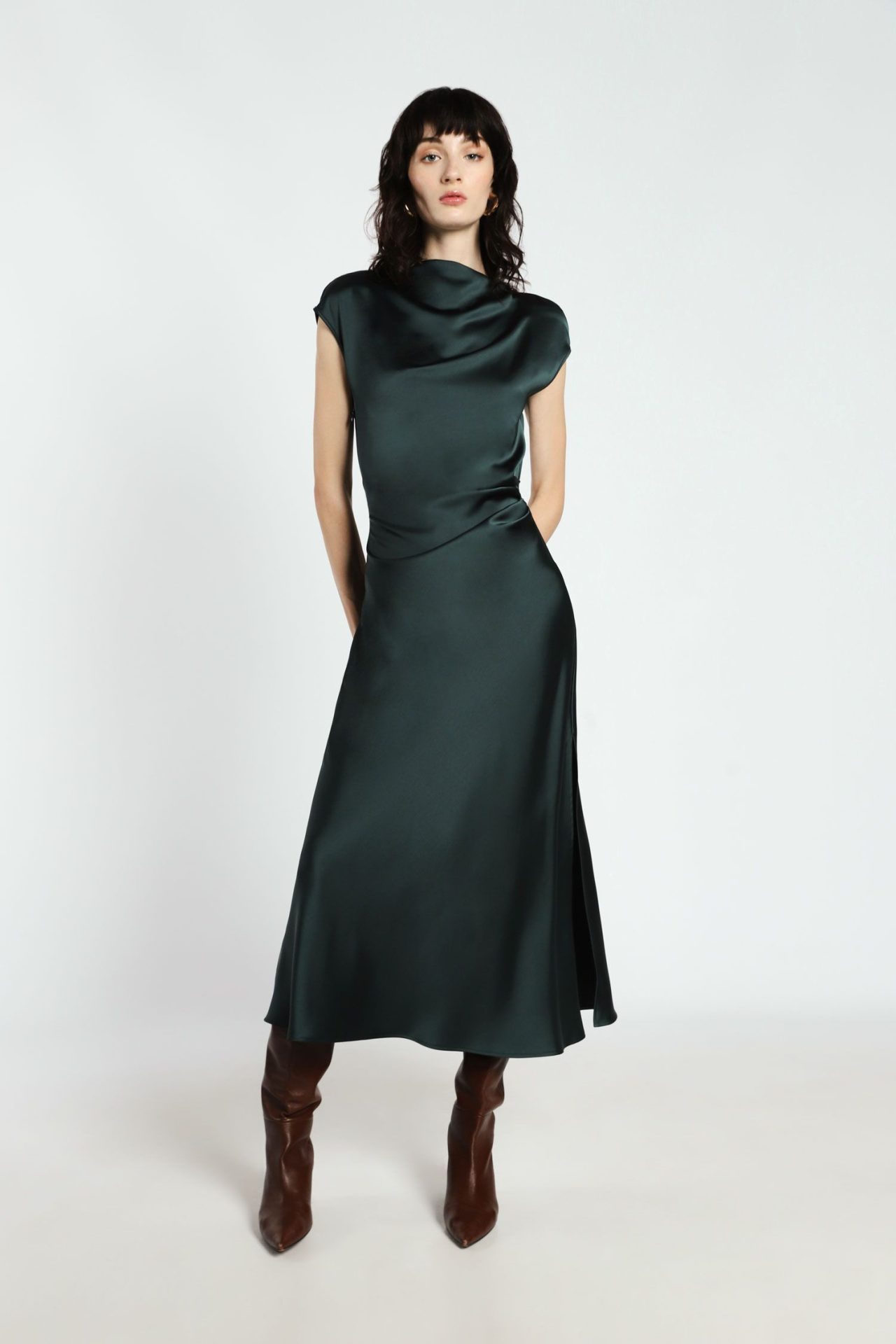 Rochie Imperial Midi -Eleganță și Rafinament Desăvârșit