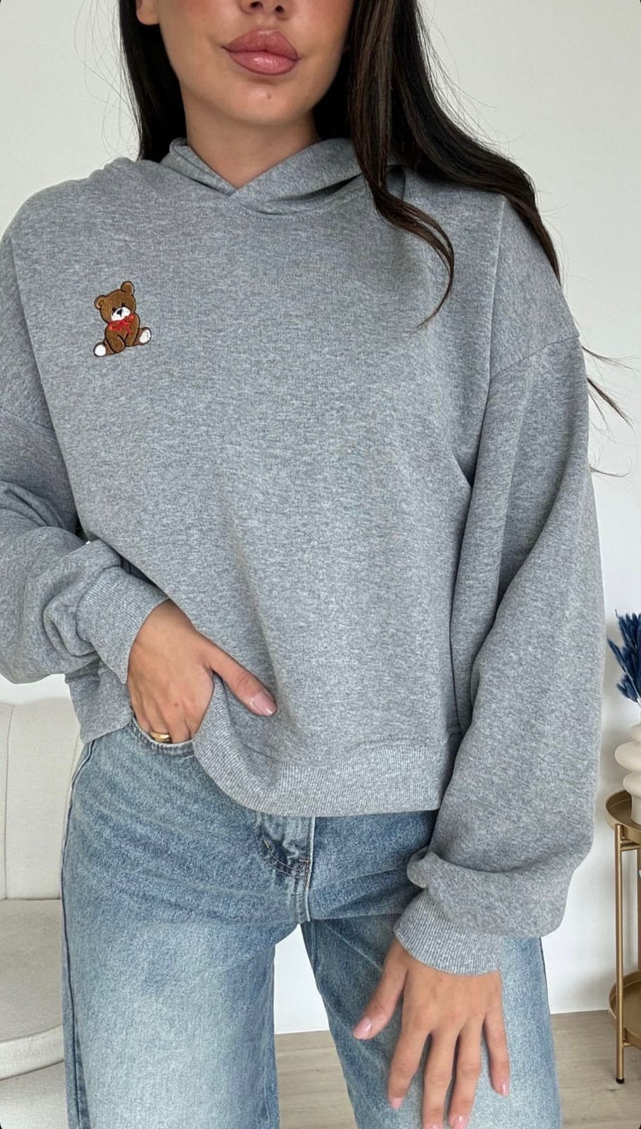 Hanorac Bear – confort modern și detalii jucăușe pentru un look urban by Diva Exclusive
